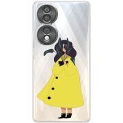 Прозорий чохол BoxFace Honor 70 Just a Girl