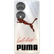 Прозорий чохол BoxFace Honor 70 Wild Cat