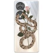 Прозорий чохол BoxFace Honor 70 Glamor Snake