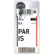 Прозорий чохол BoxFace Honor 70 Ticket Paris