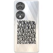 Прозорий чохол BoxFace Honor 70 Amor Amor