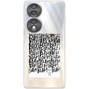 Прозорий чохол BoxFace Honor 70 Blah Blah