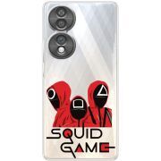 Прозорий чохол BoxFace Honor 70 siquid game люди в красном