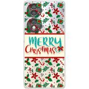 Прозорий чохол BoxFace Honor 70 Vintage Christmas Pattern