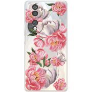 Прозорий чохол BoxFace Honor 70 Peony Watercolor Style