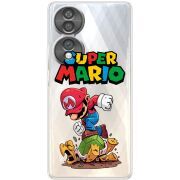 Прозорий чохол BoxFace Honor 70 Super Mario
