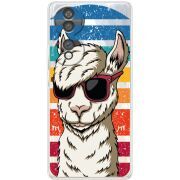 Прозорий чохол BoxFace Honor 70 Стильна Лама