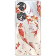 Прозорий чохол BoxFace Honor 70 Japanese Koi Fish