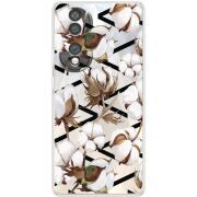 Прозорий чохол BoxFace Honor 70 Cotton flowers