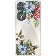 Прозорий чохол BoxFace Honor 70 Floral