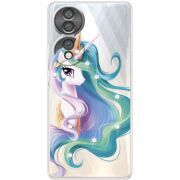 Чохол зі стразами Honor 70 Unicorn Queen
