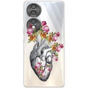 Чохол зі стразами Honor 70 Heart