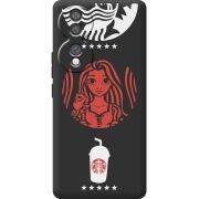 Чорний чохол BoxFace Honor 70 RedWhite Coffee