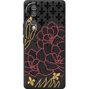 Чорний чохол BoxFace Honor 70 FranceFlowers