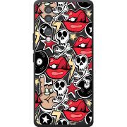 Чорний чохол BoxFace Honor 70 Rock Graffiti