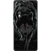 Чорний чохол BoxFace Honor 70 Wolf