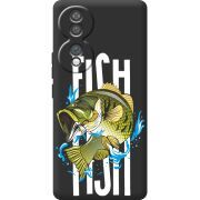 Чорний чохол BoxFace Honor 70 Fish