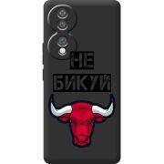 Чорний чохол BoxFace Honor 70 Не Бикуй