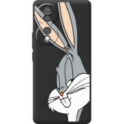 Чорний чохол BoxFace Honor 70 Lucky Rabbit