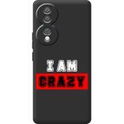 Чорний чохол BoxFace Honor 70 I'm Crazy