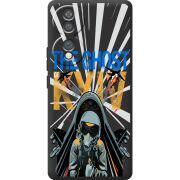 Чорний чохол BoxFace Honor 70 Привид Києва в дії