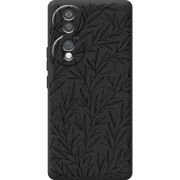 Чорний чохол BoxFace Honor 70 Leaves
