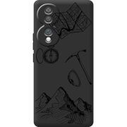 Чорний чохол BoxFace Honor 70 Mountains