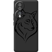 Чорний чохол BoxFace Honor 70 Wolf