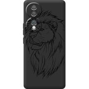 Чорний чохол BoxFace Honor 70 Lion