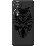 Чорний чохол BoxFace Honor 70 Owl