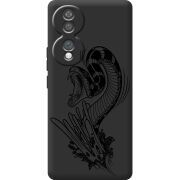 Чорний чохол BoxFace Honor 70 Snake