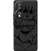Чорний чохол BoxFace Honor 70 Bear King
