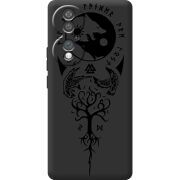 Чорний чохол BoxFace Honor 70 Hugin and Munin