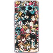 Чохол BoxFace Honor Magic 7 Lite 5G Anime Stickers