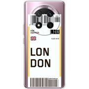 Прозорий чохол BoxFace Honor Magic 7 Lite 5G Ticket London