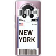 Прозорий чохол BoxFace Honor Magic 7 Lite 5G Ticket New York