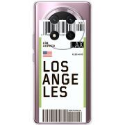 Прозорий чохол BoxFace Honor Magic 7 Lite 5G Ticket Los Angeles