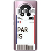 Прозорий чохол BoxFace Honor Magic 7 Lite 5G Ticket Paris