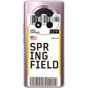 Прозорий чохол BoxFace Honor Magic 7 Lite 5G Ticket Springfield