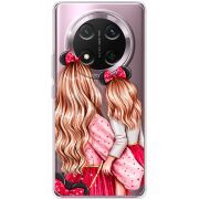 Прозорий чохол BoxFace Honor Magic 7 Lite 5G Mouse Girls