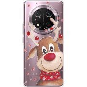 Прозорий чохол BoxFace Honor Magic 7 Lite 5G Winter Deer