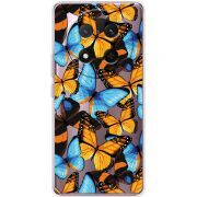 Прозорий чохол BoxFace Honor Magic 7 Lite 5G Butterfly Morpho