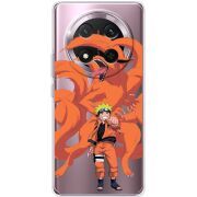 Прозорий чохол BoxFace Honor Magic 7 Lite 5G Naruto and Kurama