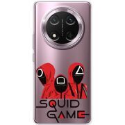 Прозорий чохол BoxFace Honor Magic 7 Lite 5G siquid game люди в красном