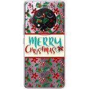 Прозорий чохол BoxFace Honor Magic 7 Lite 5G Vintage Christmas Pattern