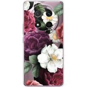 Прозорий чохол BoxFace Honor Magic 7 Lite 5G Floral Dark Dreams