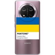 Прозорий чохол BoxFace Honor Magic 7 Lite 5G Pantone вільний синій