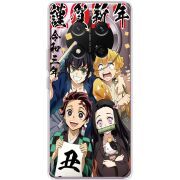 Прозорий чохол BoxFace Honor Magic 7 Lite 5G Незуко та друзі