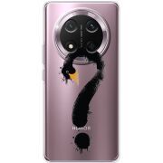 Прозорий чохол BoxFace Honor Magic 7 Lite 5G Swan question