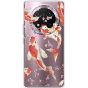 Прозорий чохол BoxFace Honor Magic 7 Lite 5G Japanese Koi Fish